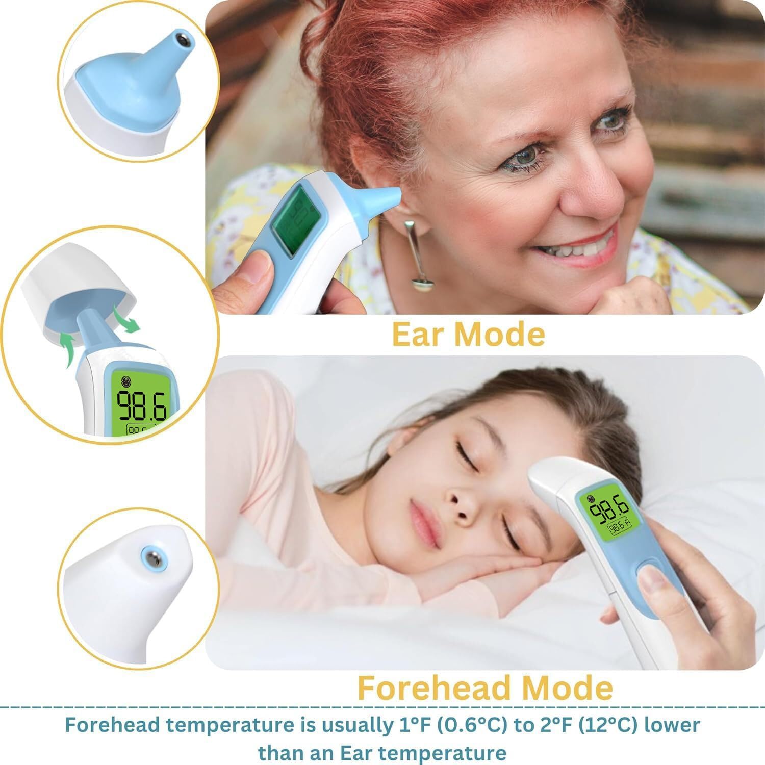 Kiddieware memory 20 readings stores temperature trends