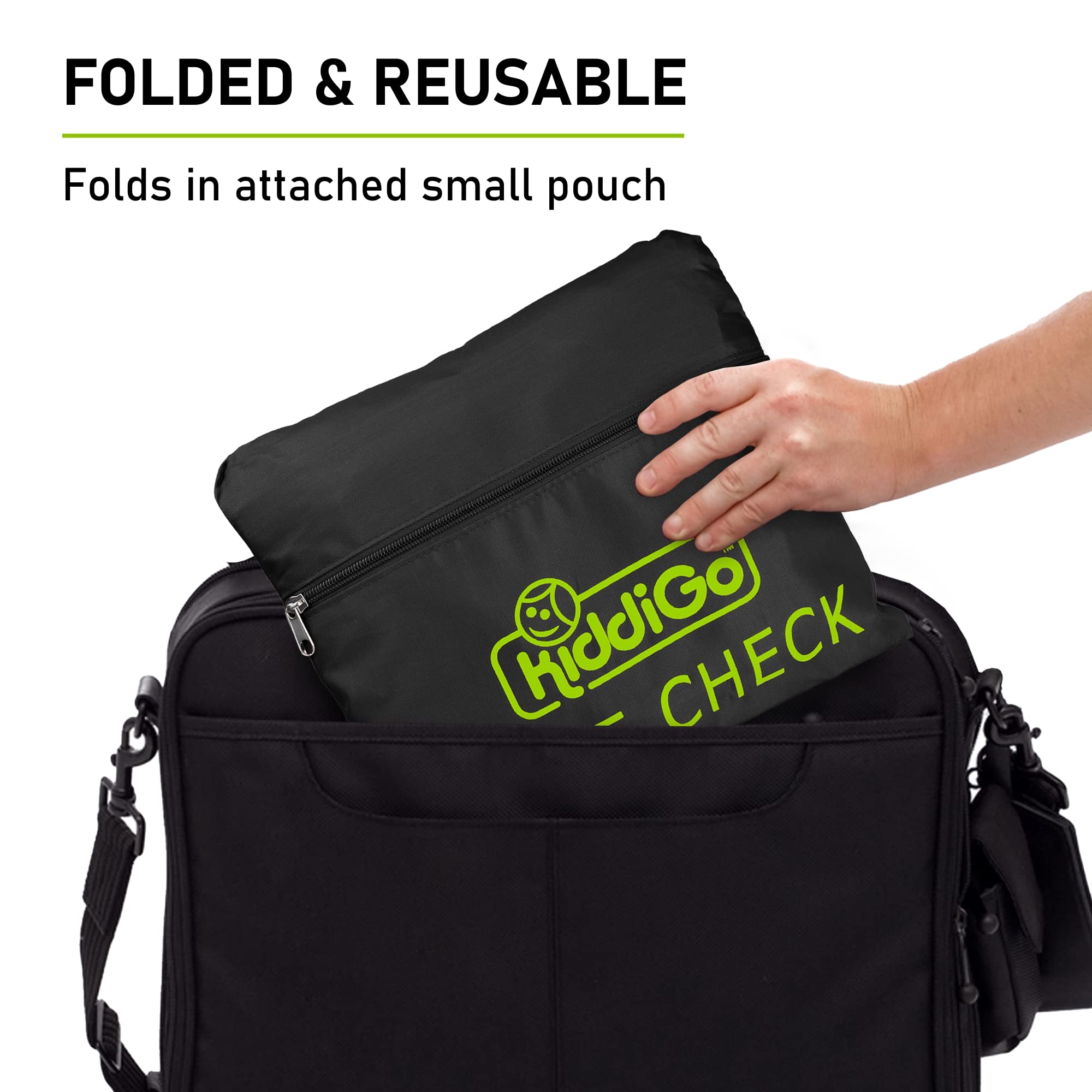 KiddiGo car seat bag travel-scene conveys organized packing and stress-free travel