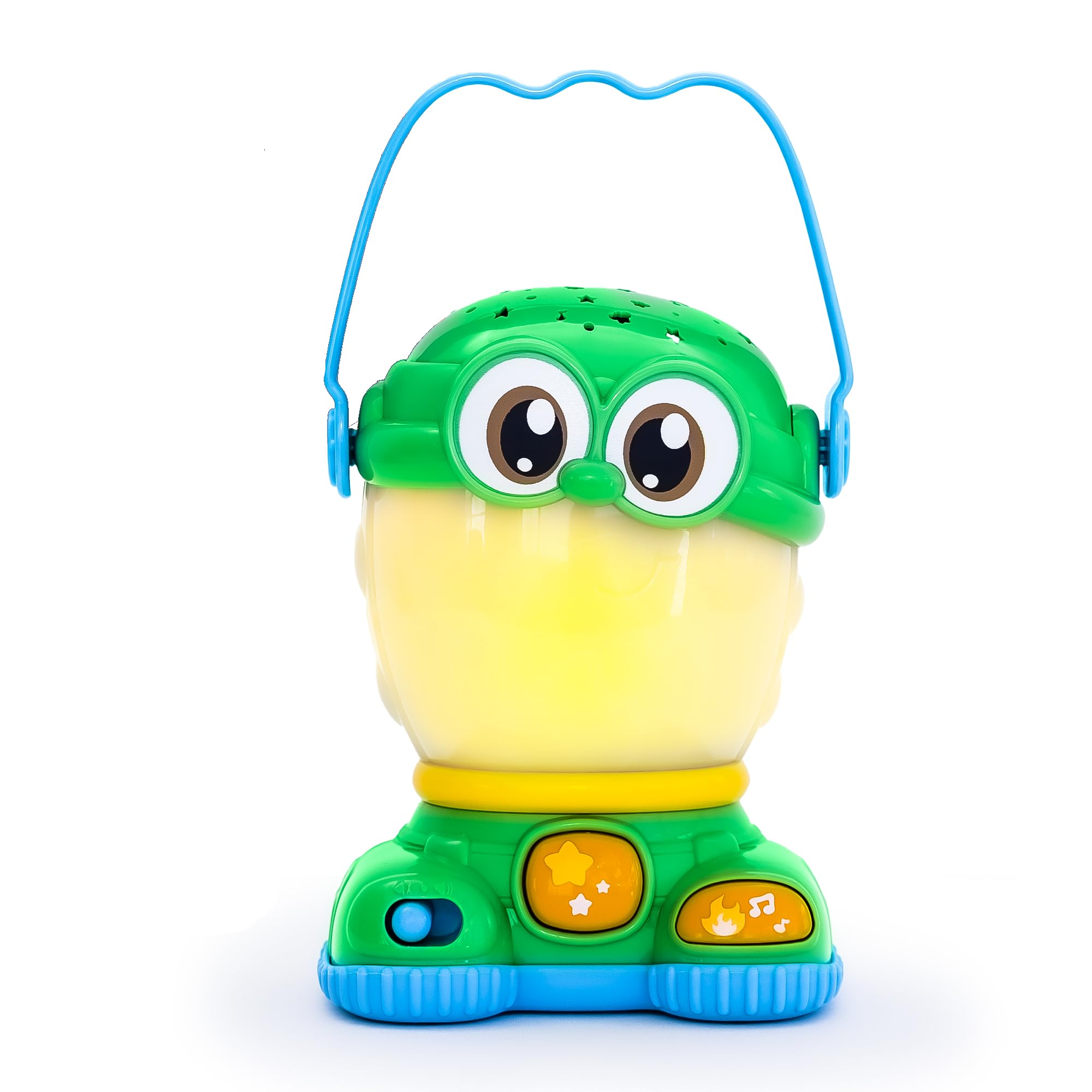 KiddoLab Kids Camping Lantern star projection encourages imaginative night play outdoors.