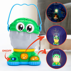 KiddoLab mini lantern safely fits small hands for independent indoor play.