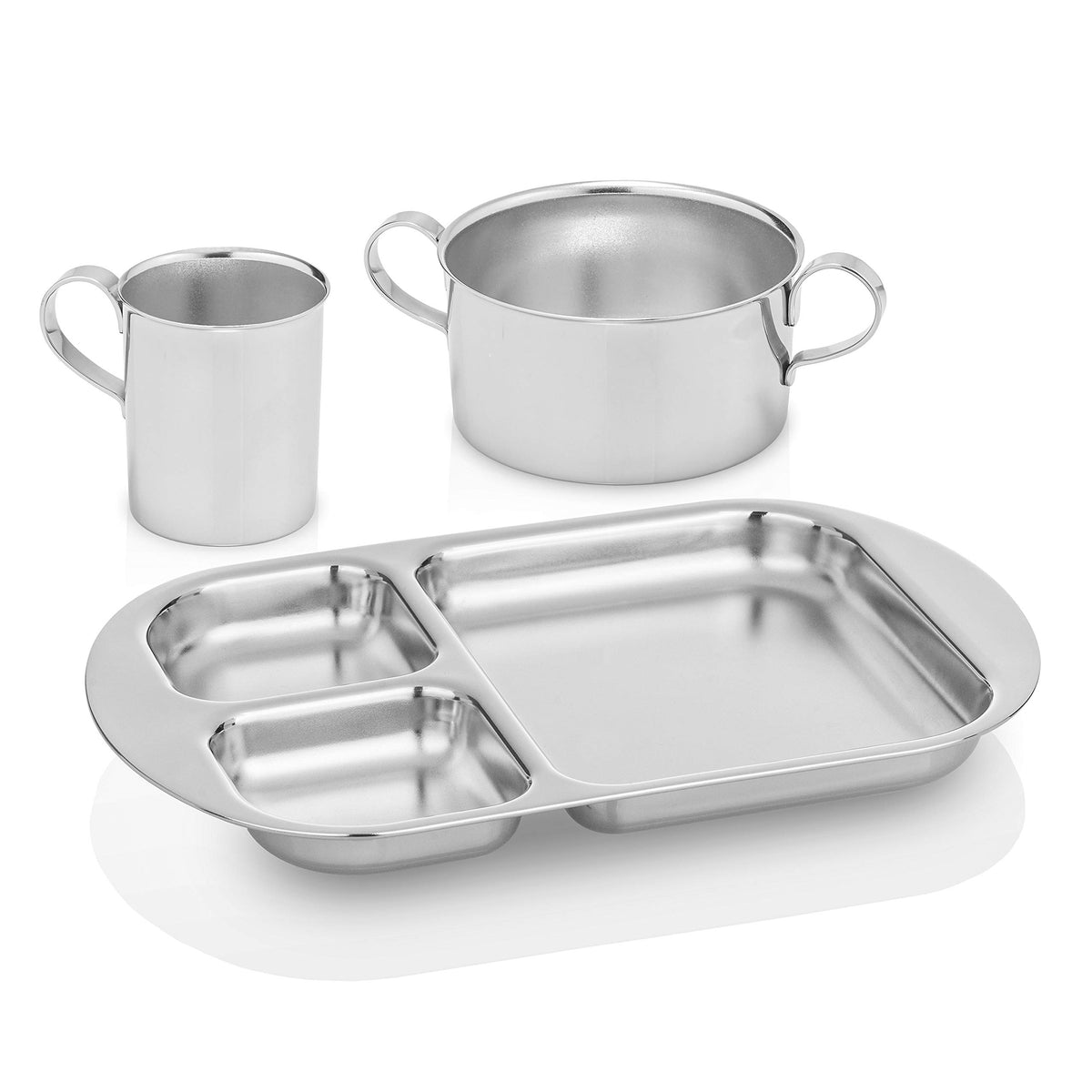 Kiddobloom dinnerware bowl with handles for easy toddler self-feeding