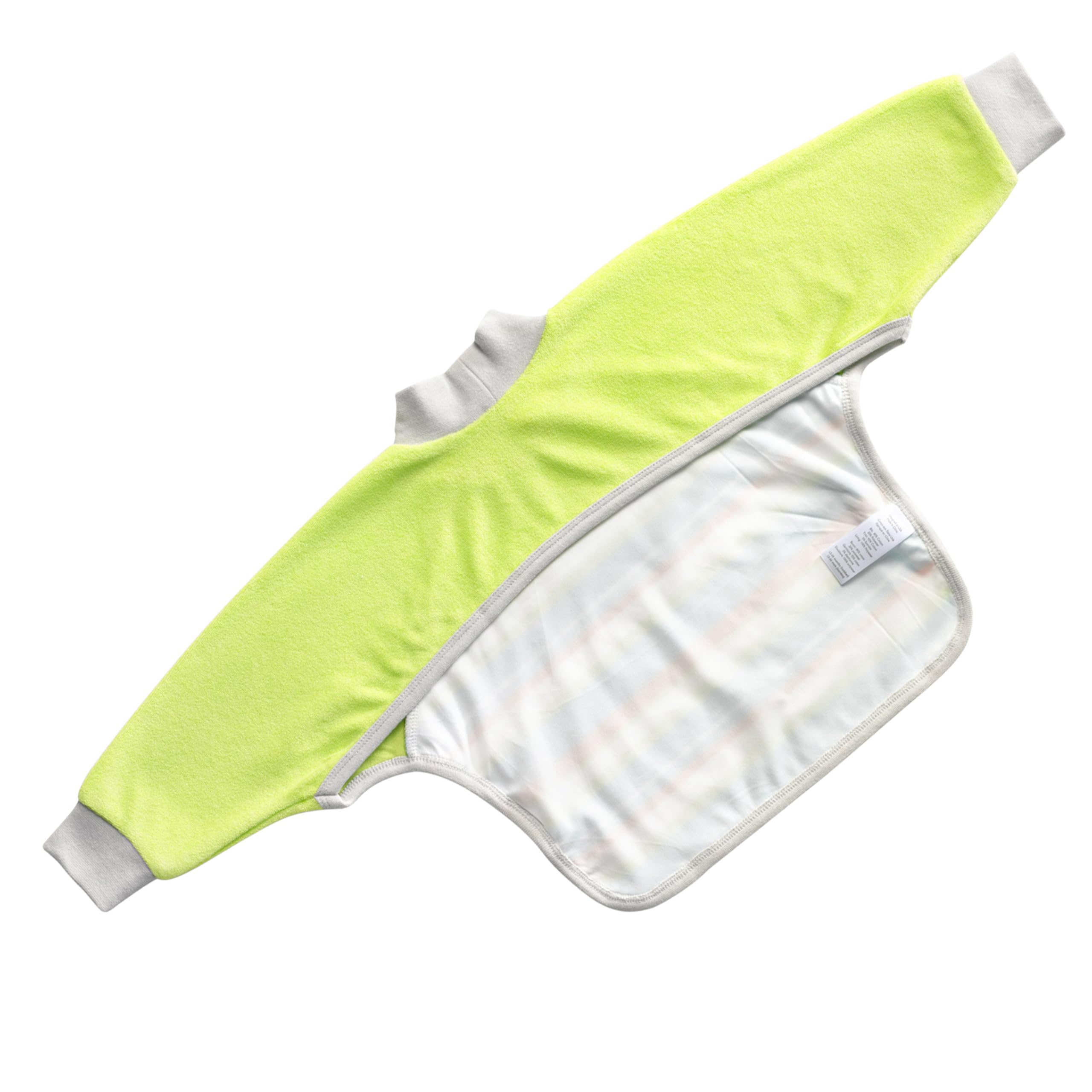 Kiddologic Bibit-all high collar blocks drips around the neck