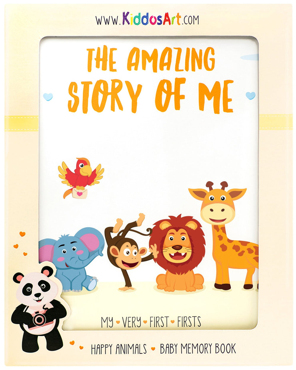 KiddosArt birth-to-age-5 timeline — captures journey of early years.