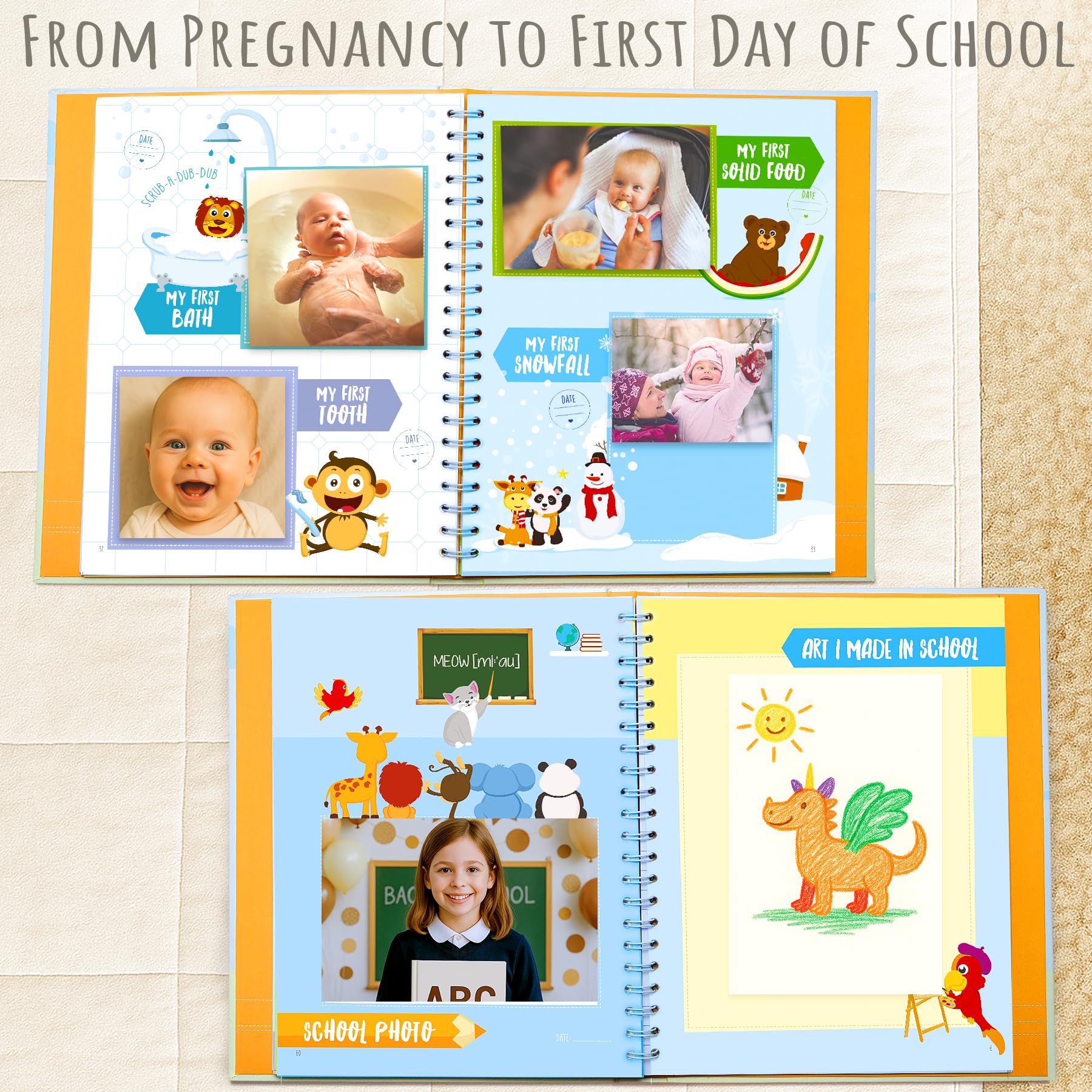 KiddosArt keepsake envelope — secure storage for tiny mementos.
