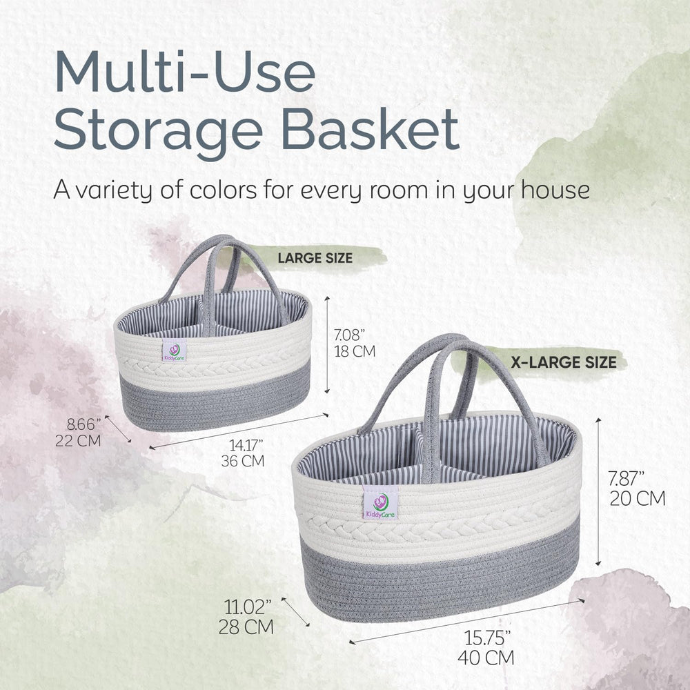 KiddyCare diaper caddy shown as a thoughtful baby shower gift idea.