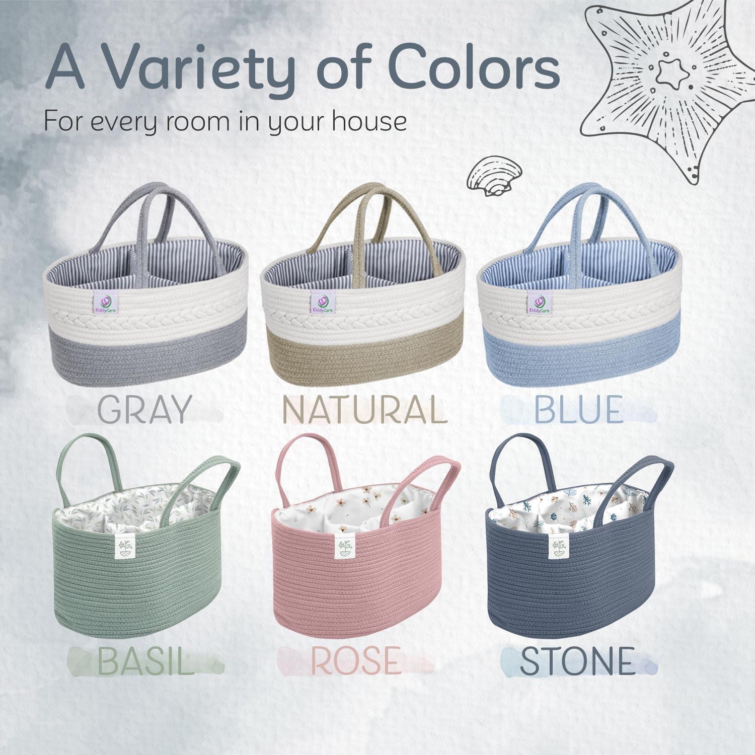 KiddyCare diaper caddy makes a thoughtful baby shower gift for new parents.