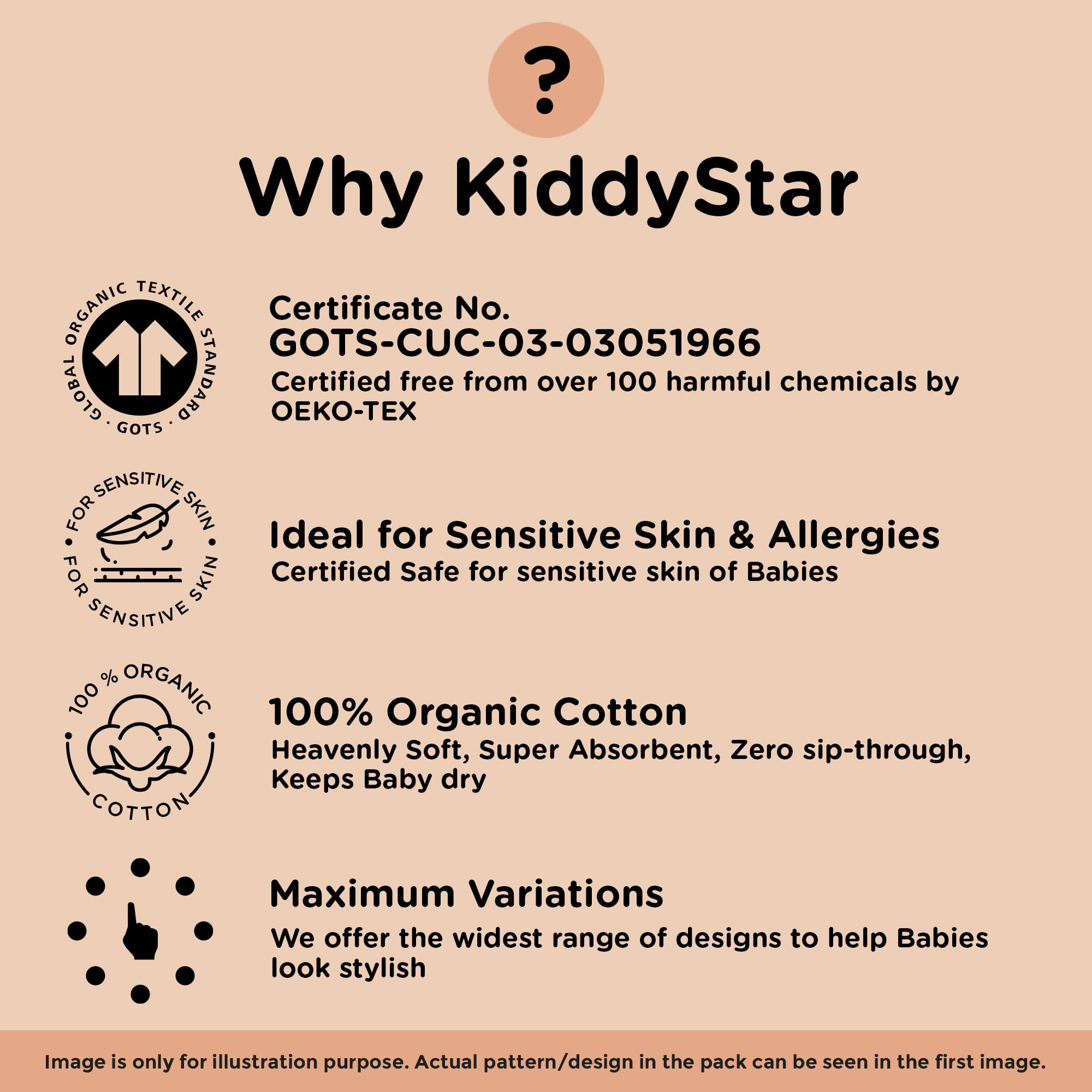KiddyStar gift-ready pack displayed as nursery gift with neutral design.