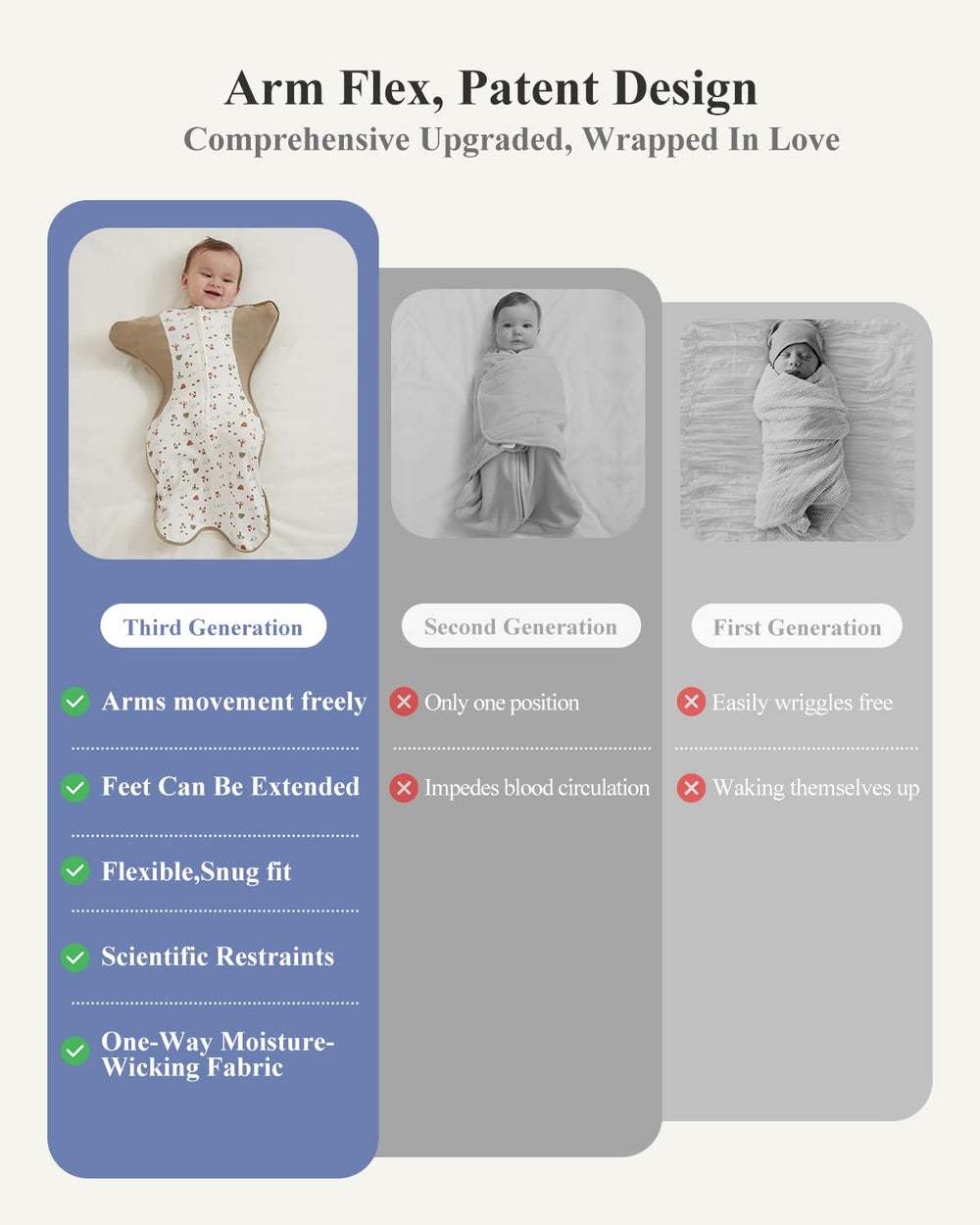 KIDIRA bear-forest soft breathable fabric offers gentle skin contact