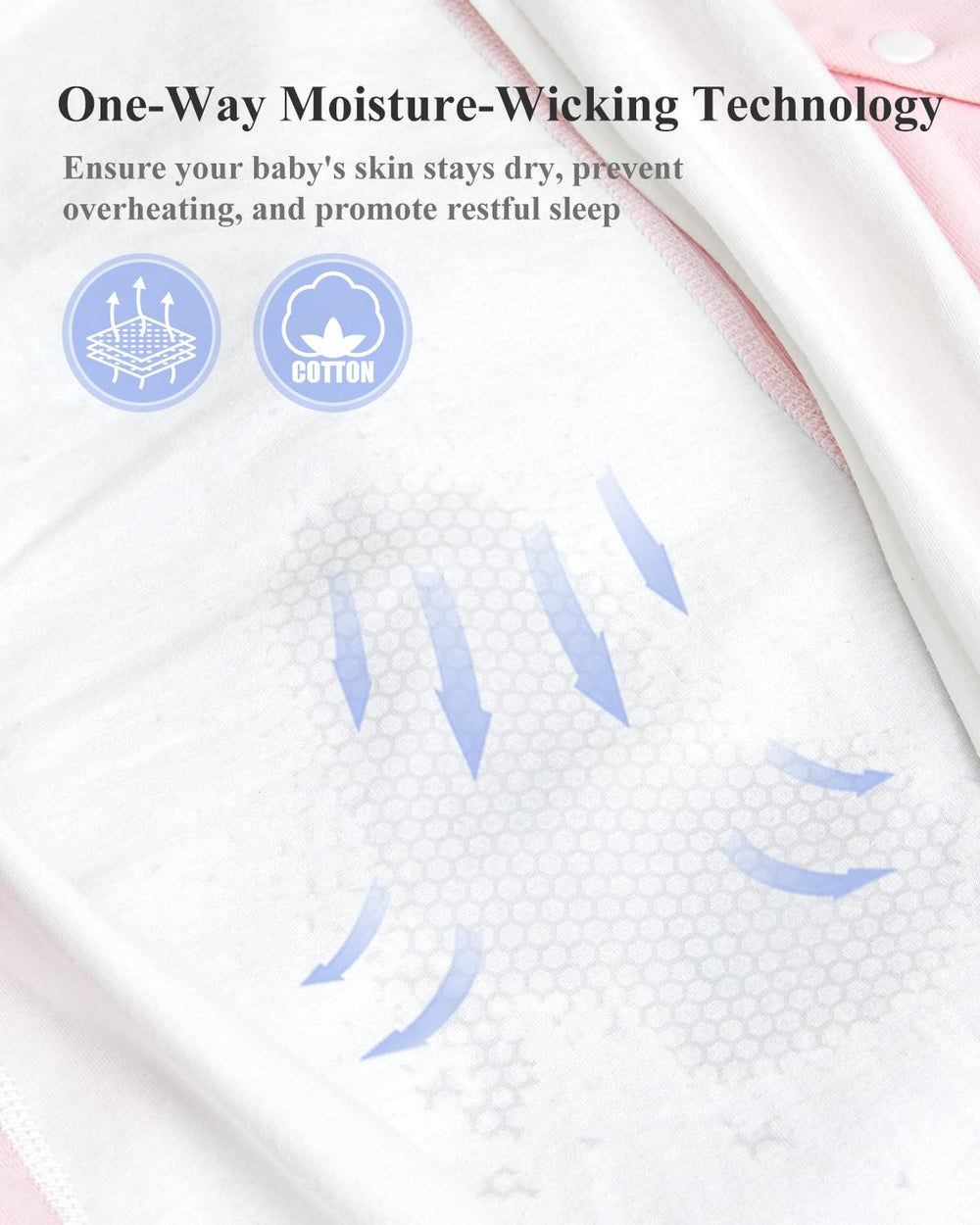 KIDIRA ButterflyHug design envelops baby snugly for secure sleep.