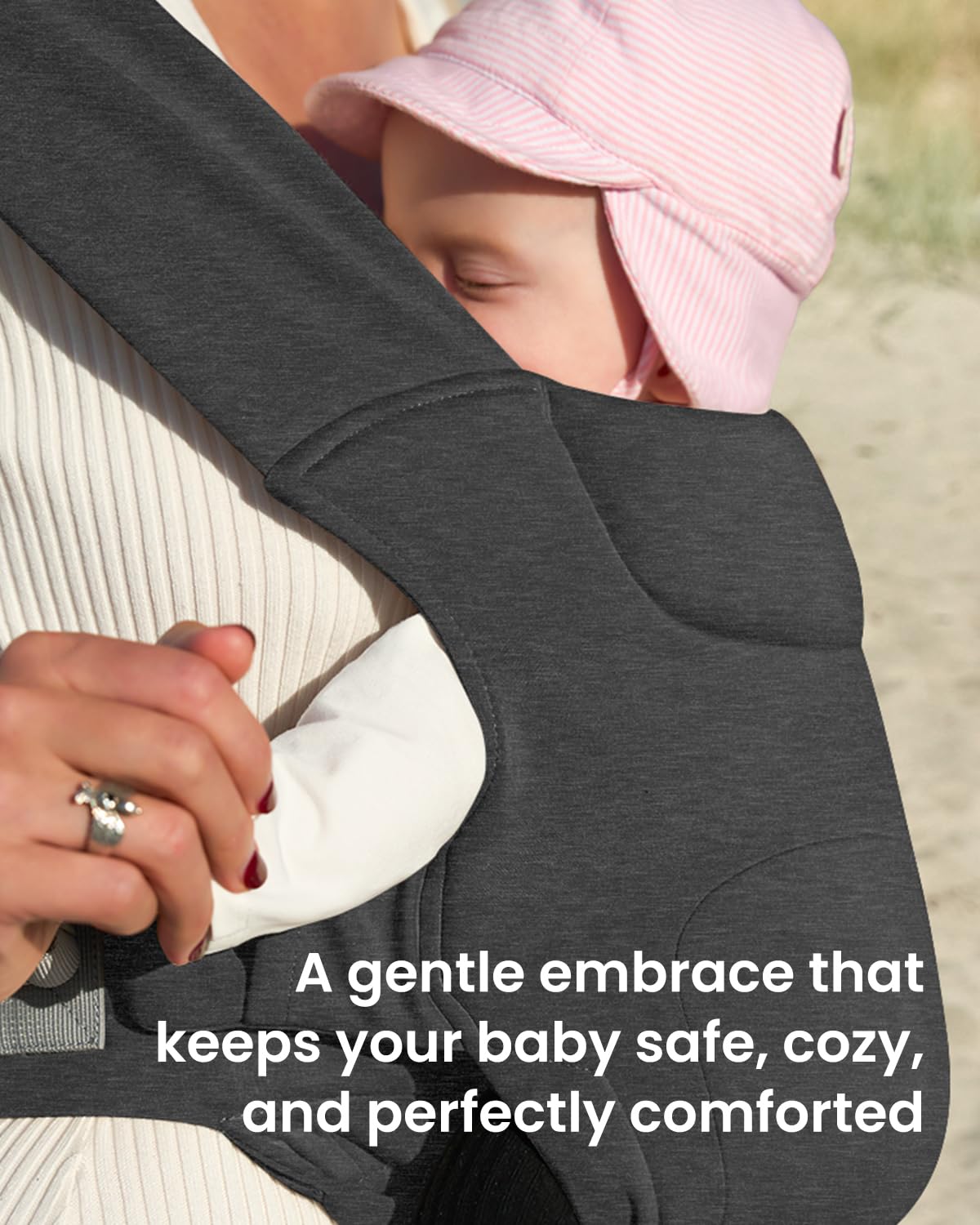 KIDIRA hands-free carrying sessions enable you to multitask safely.