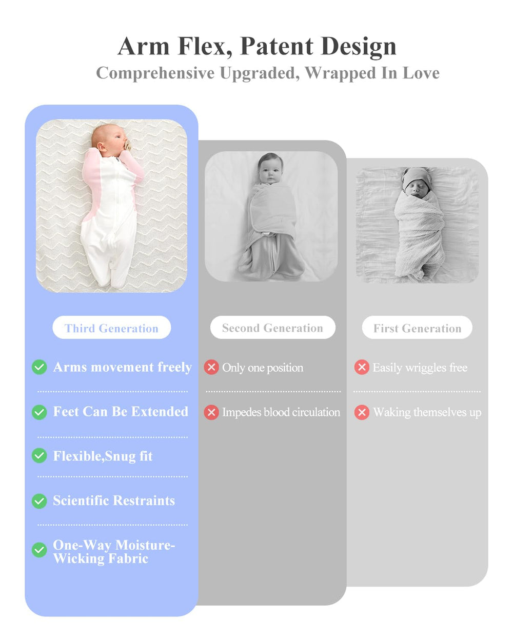 KIDIRA pink swaddle product shot showcasing color and quality.
