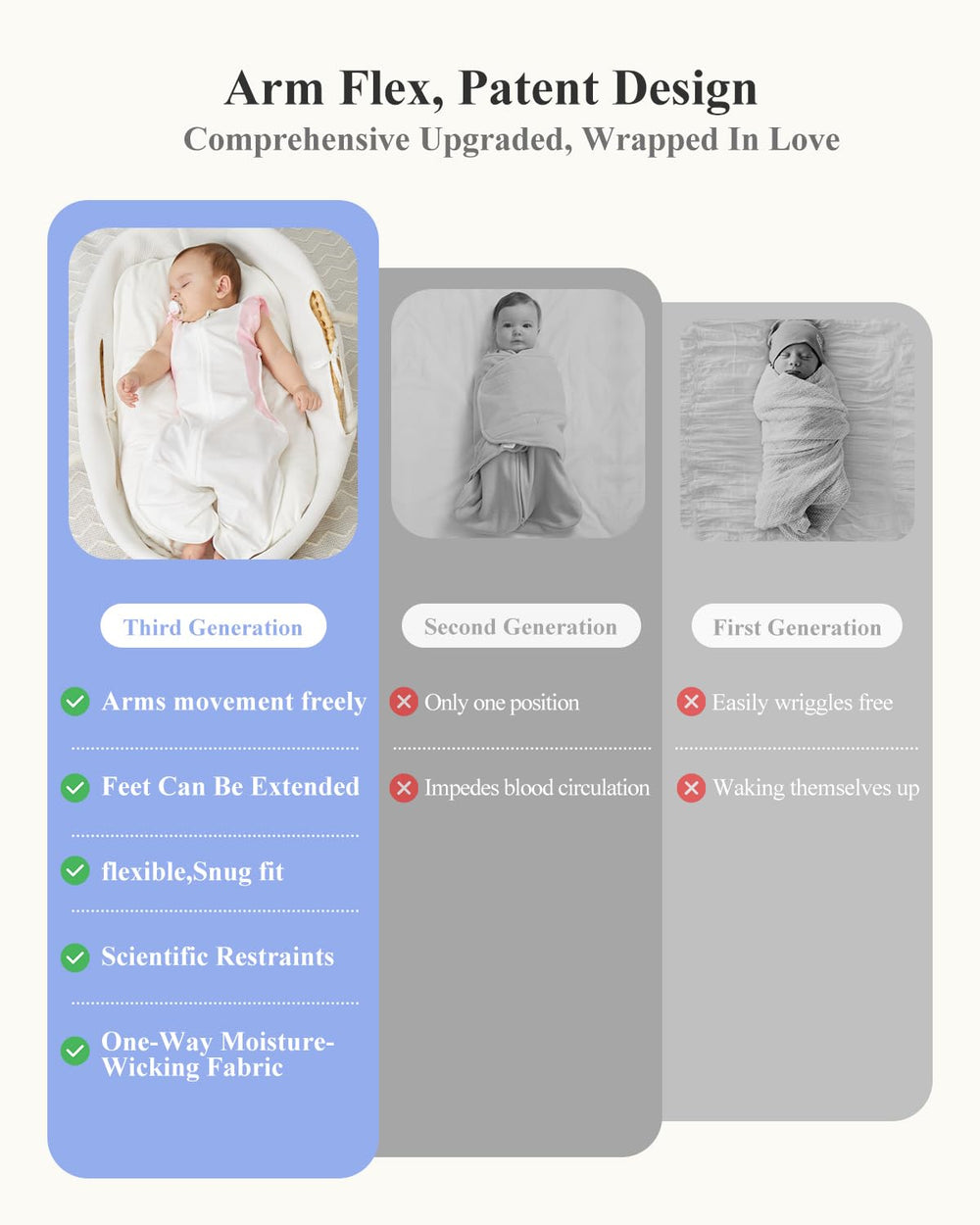 KIDIRA safe-snug-environment-pink promotes secure sleep with flexible pose options.