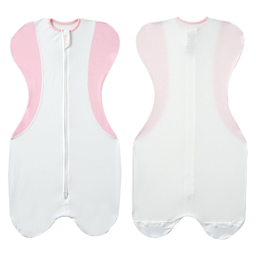 KIDIRA swaddle arms-up pose demonstrates secure sleep positioning and self-soothing comfort.