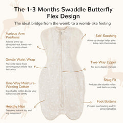 KIDIRA swaddle moisture-wicking layer draws moisture away to keep baby skin dry.
