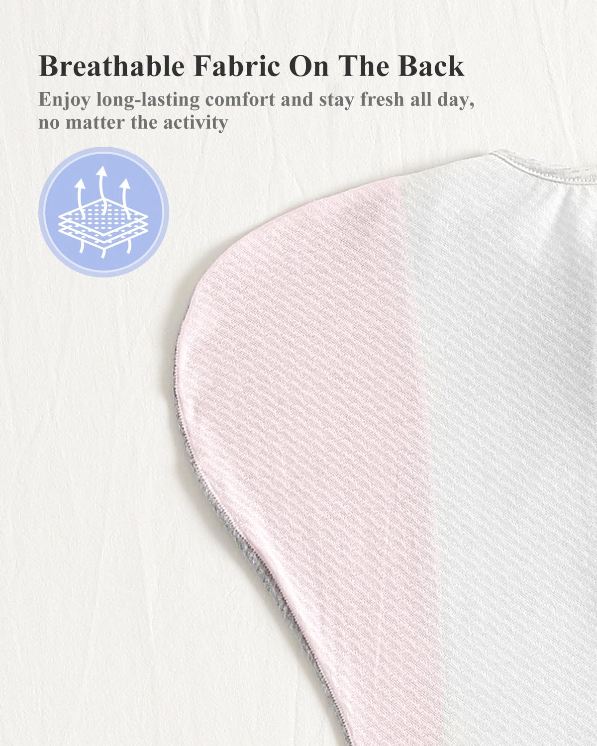 KIDIRA swaddle wide hip-hem supports natural leg movement and hip development.