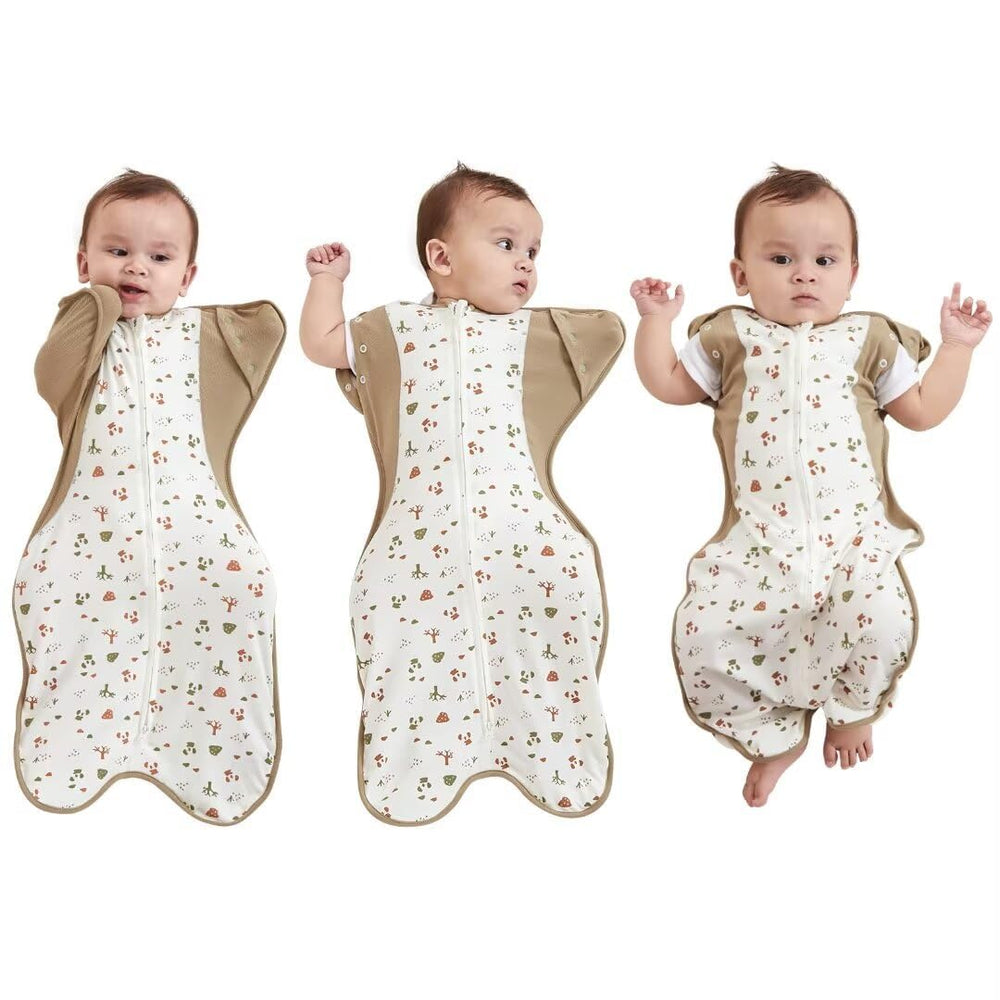 KIDIRA Transition Swaddle Arm-In reduces startle reflex for calmer sleep.