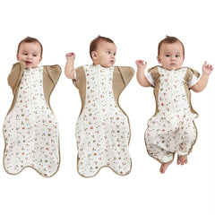 KIDIRA Transition Swaddle Arm-In reduces startle reflex for calmer sleep.