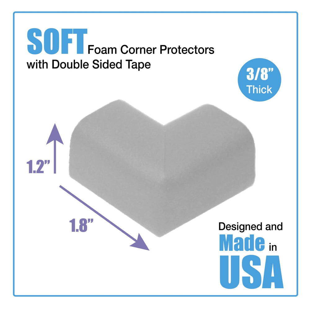 KidKusion corner guard foam detail shows durable edge protection around tables.