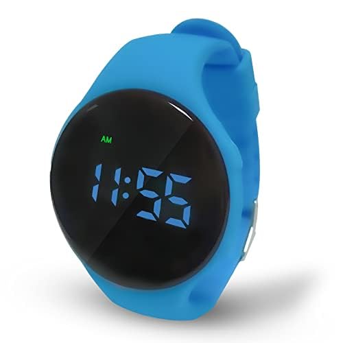 Kidnovations Premium Potty Training Watch worn on the wrist with reminders and music for potty time