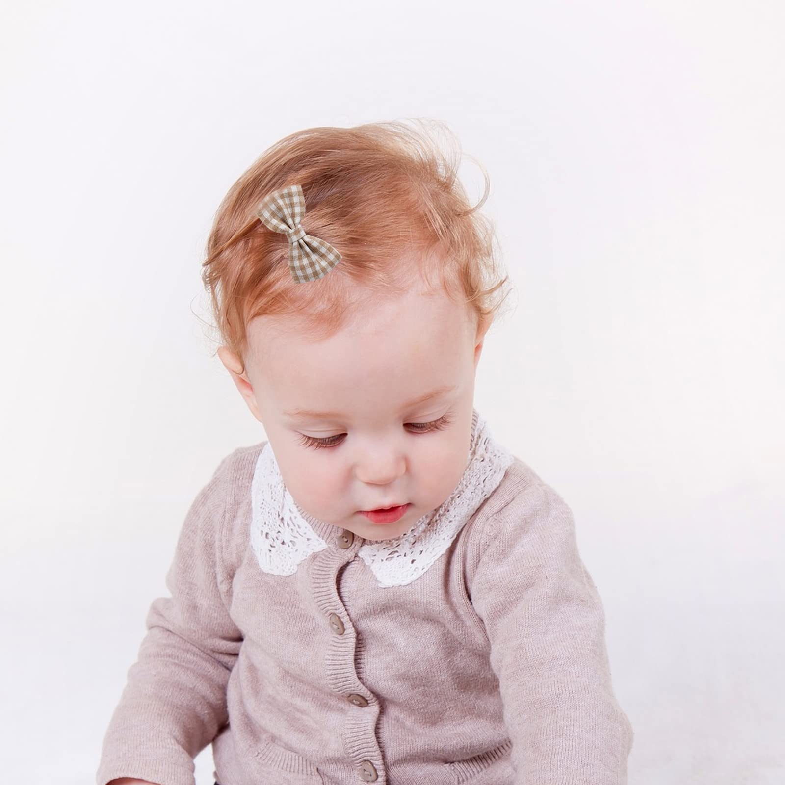 KIDOCHEESE baby barrettes perfect size keeping hair away from eyes