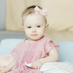 KIDOCHEESE Baby Bows no compression marks on the head, skin-friendly and comfortable.