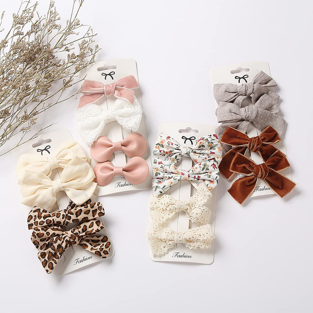 KIDOCHEESE baby hair clip size-fit adapts to many outfits.