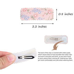 KIDOCHEESE cloth-wrapped clip offers soft, comfy wear for delicate hair.