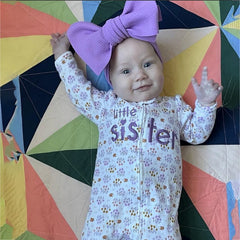 KIDOCHEESE big bows headband colorful-pack showcases colors for coordinating outfits.