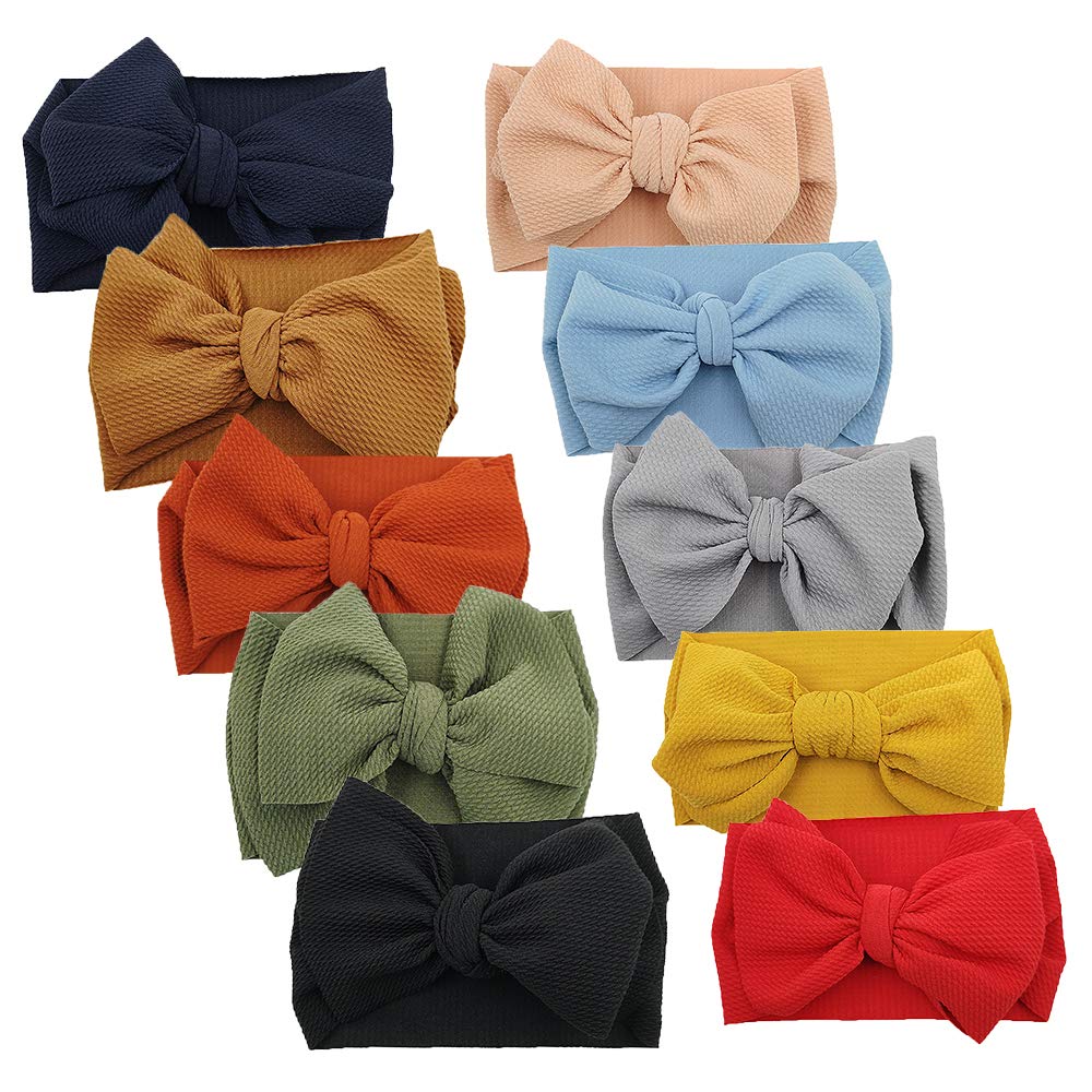 KIDOCHEESE big bows headband front view for everyday wear and photos