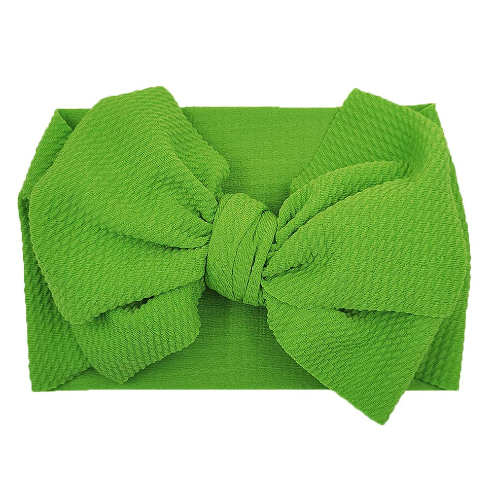 KIDOCHEESE oversized bow headband multicolor pack offers easy outfit matching for babies.