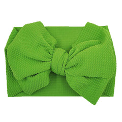 KIDOCHEESE oversized bow headband multicolor pack offers easy outfit matching for babies.
