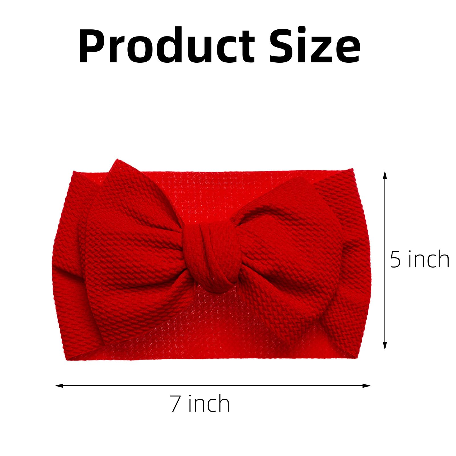 KIDOCHEESE Christmas baby bows side wear; secure fit for infants.