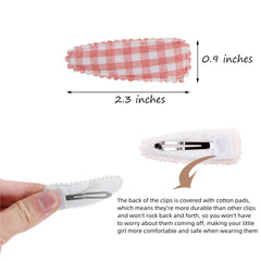 Kidocheese cloth-wrapped Clips feel gentle on hair with all-day comfort