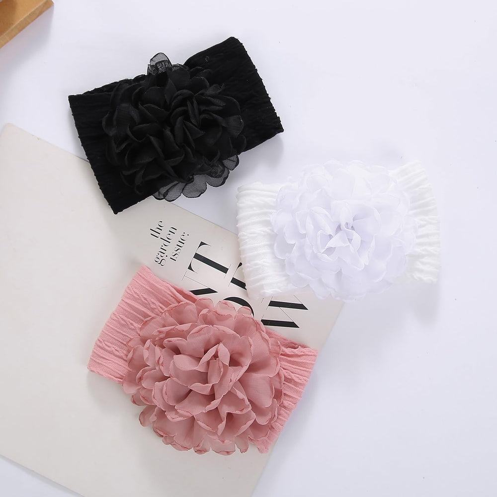 KIDOCHEESE flower bow headband for outdoor events and daily wear.