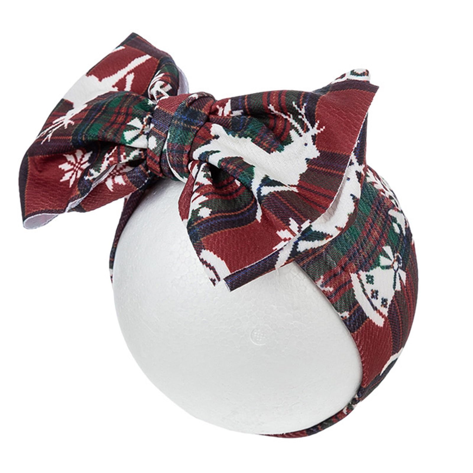 KIDOCHEESE stretchy wide headwrap fits growing heads from 3 months to 4 years.