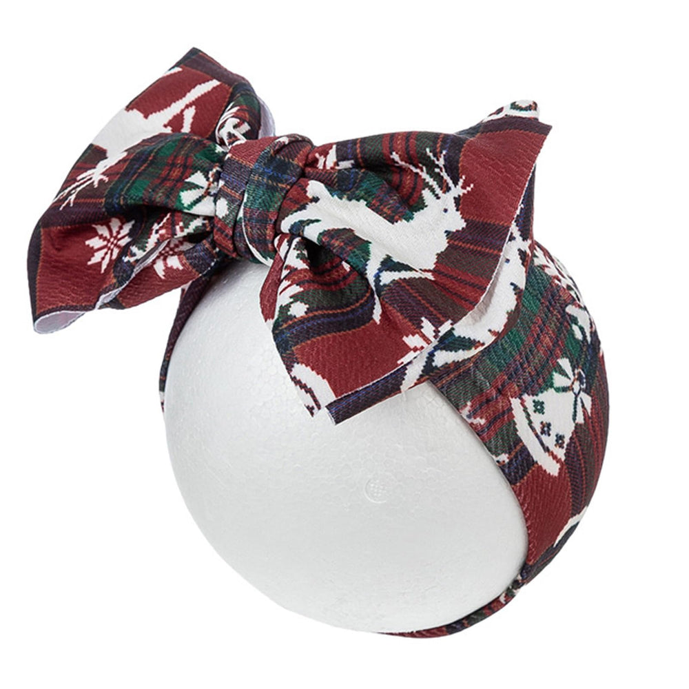 KIDOCHEESE stretchy wide headwrap fits growing heads from 3 months to 4 years.