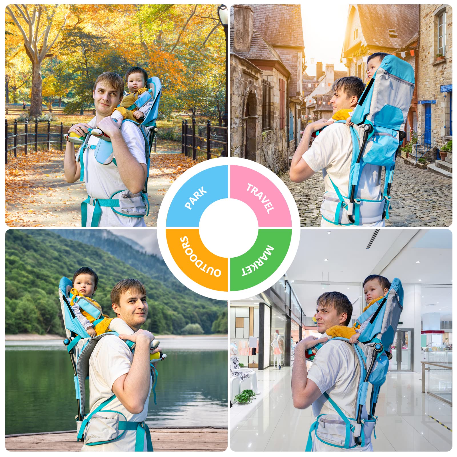 Kidpprod compact foldable design for easy travel and storage.