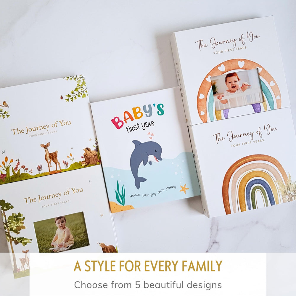 Kids N' All woodland memory book flat-lay pages enable quick journaling and photo-led storytelling.