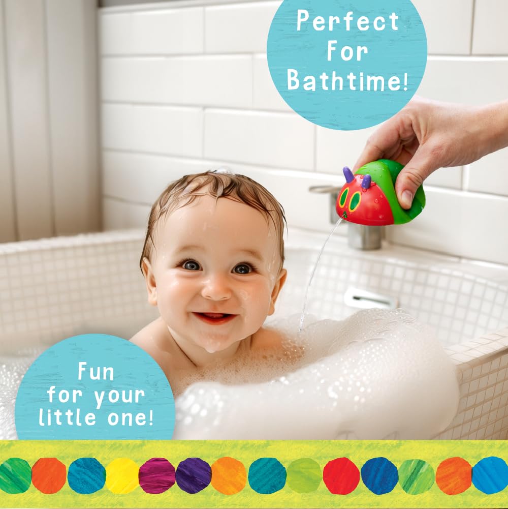 Kids Preferred Eric Carle puppet-ready mitt adds playful bath time storytelling.