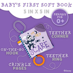 Kids Preferred Nightmare Before Christmas My First Scare crinkle pages deliver gentle auditory stimulation