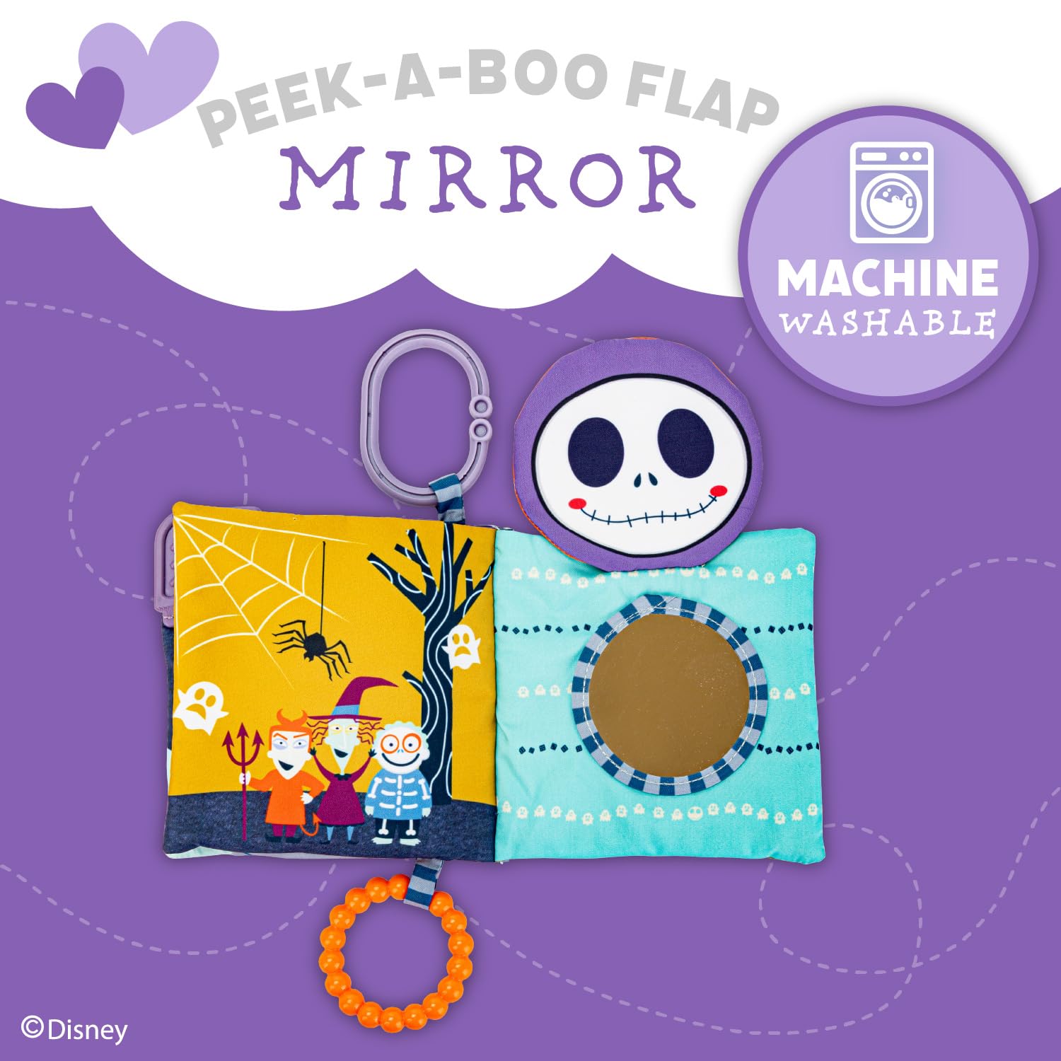 Kids Preferred Nightmare Before Christmas My First Scare glow-in-the-dark slider adds playful visual cue
