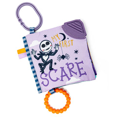Kids Preferred Nightmare Before Christmas My First Scare soft book cover highlights tactile fabrics for baby exploration