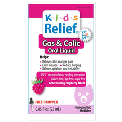 Kids Relief dosing dropper demonstrates easy-measure scale for precise dosing.