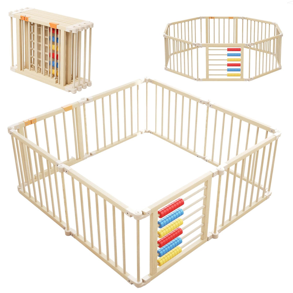 KidsBuddy baby playpen folded-setup shows quick assembly in small spaces.