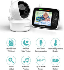 Kidsneed SM935A camera with pan-tilt-zoom for flexible baby monitoring