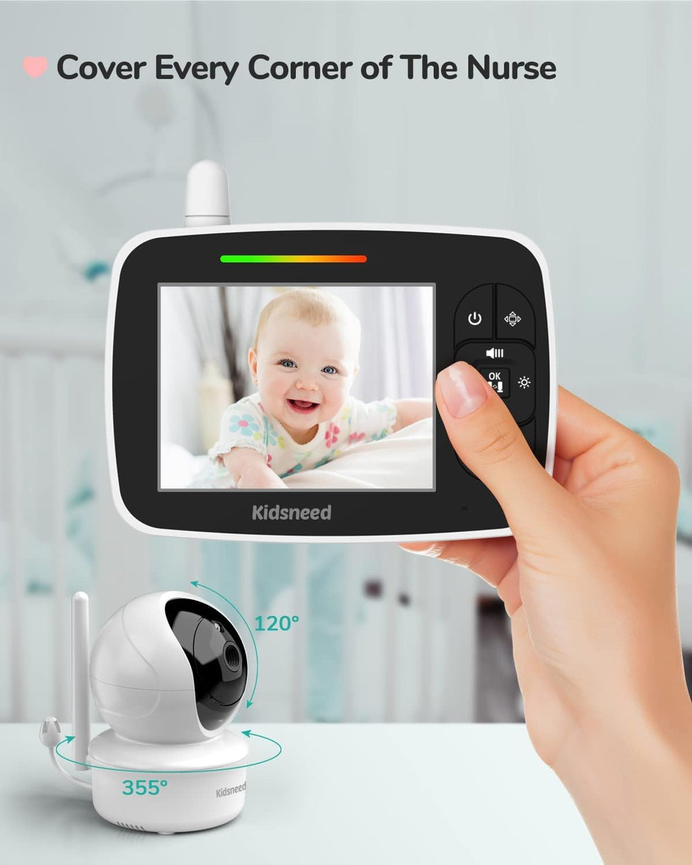 Kidsneed SM935A temperature sensor warns of nursery conditions