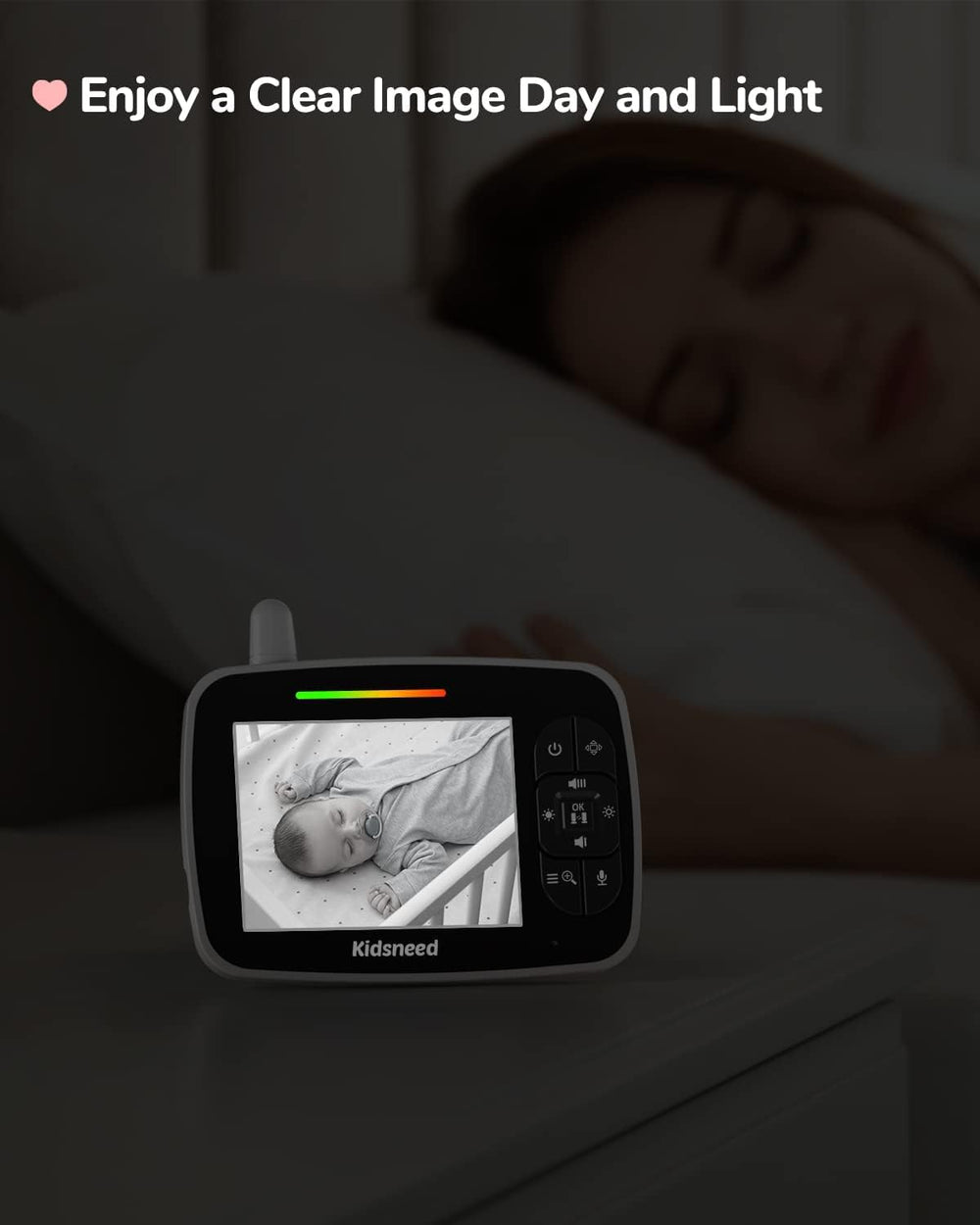 Kidsneed SM935A two-way talk enables real-time comforting dialogue