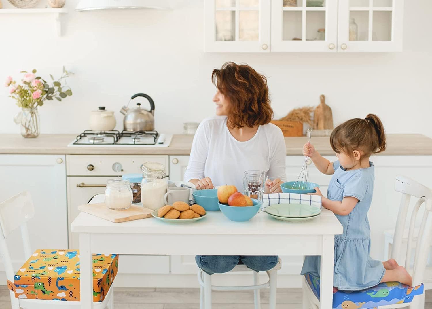 KIDUN booster seat pattern stays fade-resistant and kid-friendly.