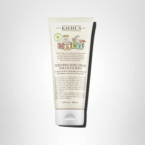 Kiehl's Baby Nurturing Cream packaging showing mild baby care