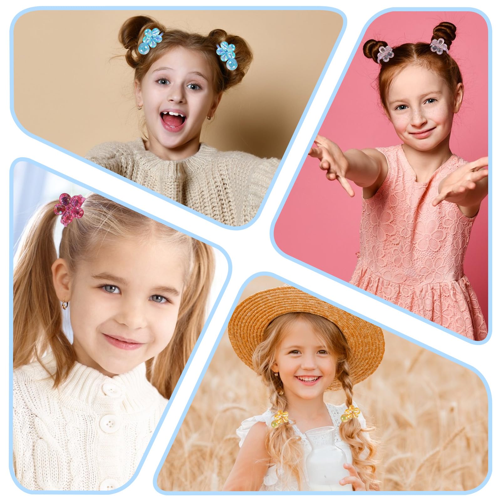 Kifmurase gray camellia ball hair tie blends with outfits for everyday wear.